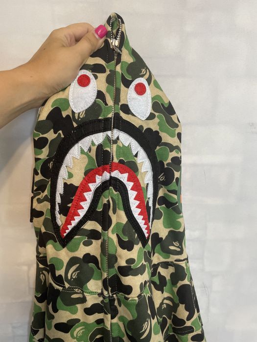 Bluza dresowa z kapturem A Bathing Ape S moro