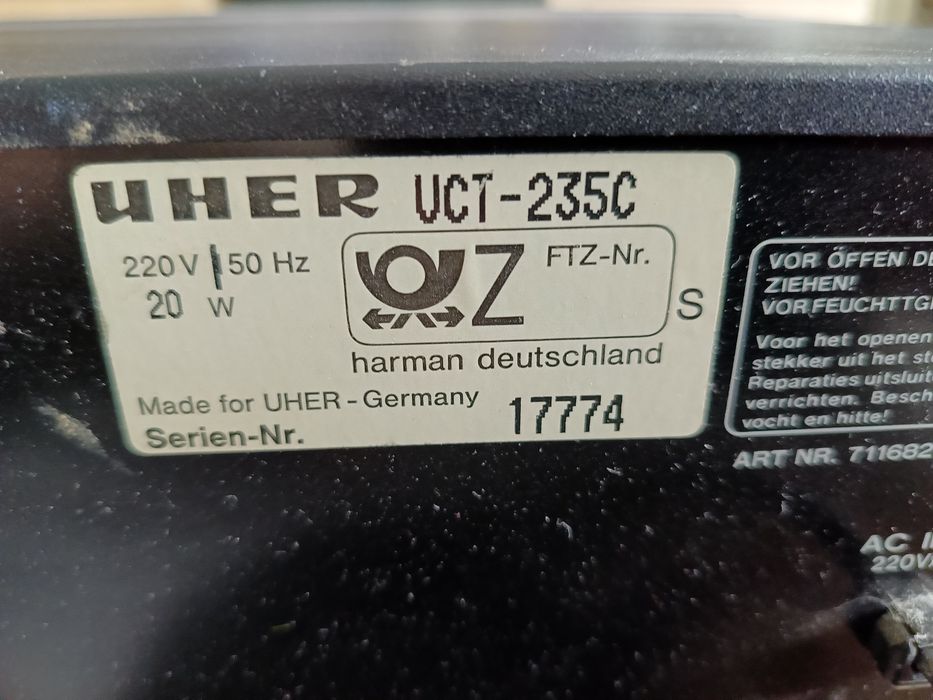 Magnetofon Uher uct-235C