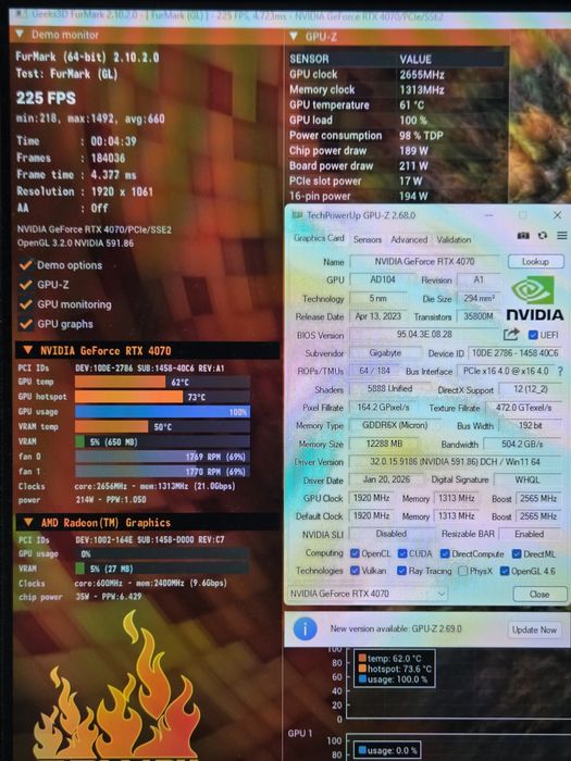 Ryzen5 7600X ; RTX 4700 12GB; RAM 32GB ; SSD 500GB ; Компьютер игровой ; Комп'ютер ігровий ;