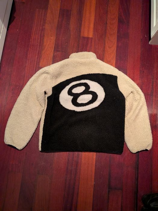 Stüssy Reversible 8-Ball Sherpa Fleece Jacket