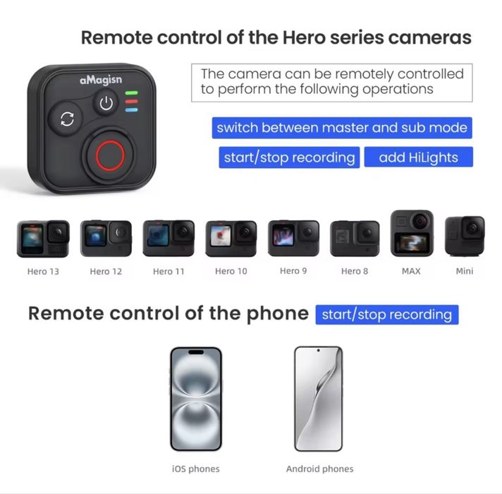 Pilot zdalnego sterowania Bluetooth do Insta360