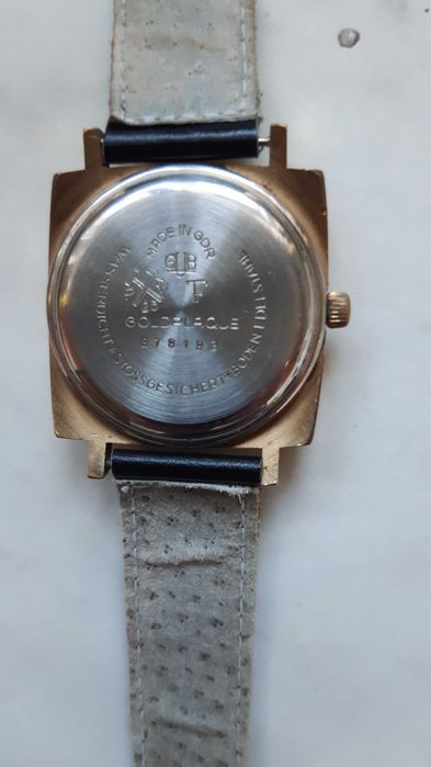 606500095 Pozłacany zegarek Glashutte