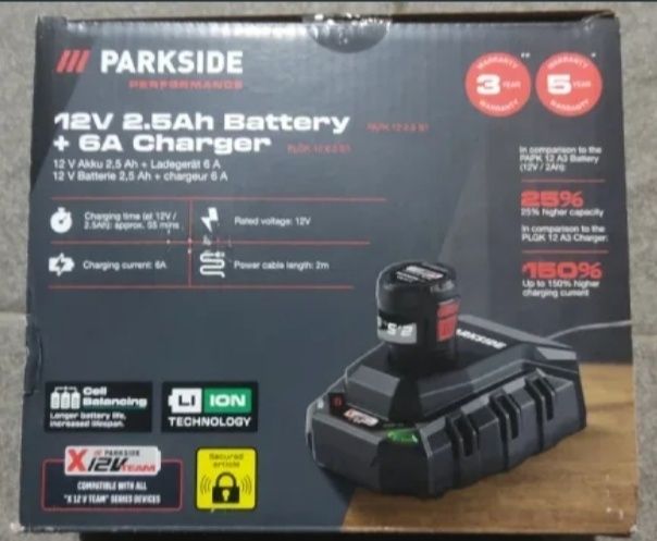 Baterias Parkside - novas