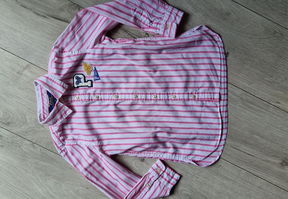 Polo Ralph Lauren koszula dziewczęca pasy paski
