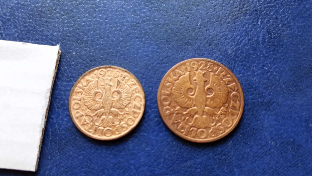 Stare monety Medal 2 gr i 5 gr 1928 2RP