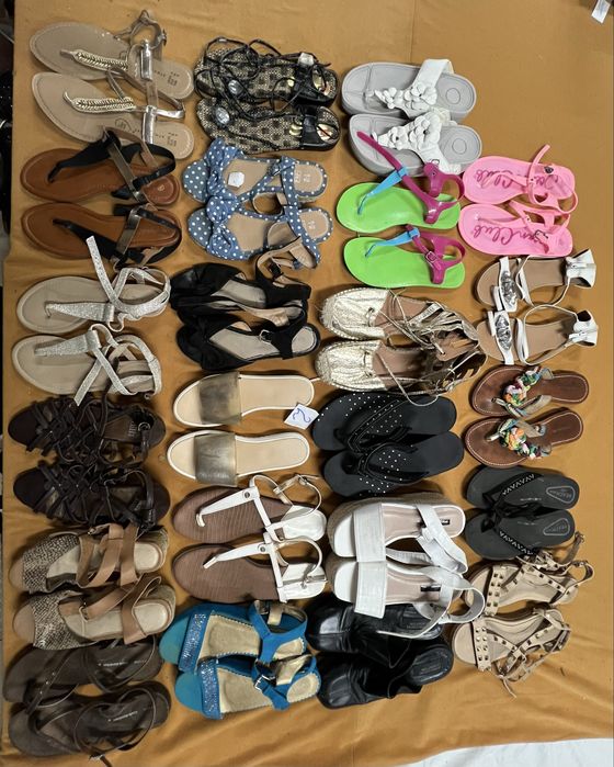 Секонд хенд оптом жіноче взуття весна літо ціна за 1 кг