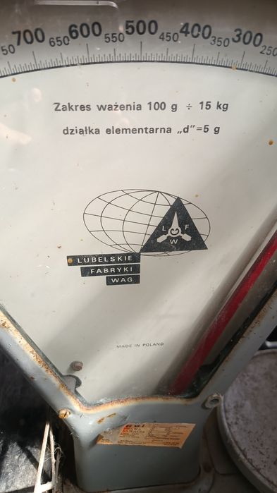 Stara zabytkowa waga sklepowa