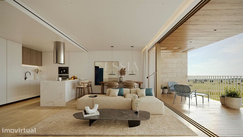 Apartamento T1 em Vilamoura com Varanda de 14m² Empreendimento Lumare
