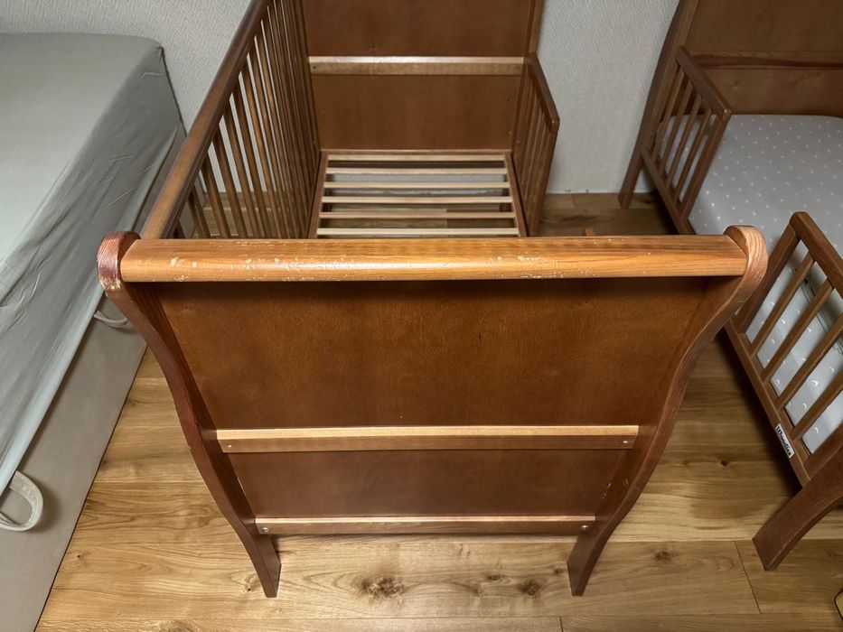 WOODIES Noble Cot Vintage 120×60 Łóżeczko niemowlęce / dziecięce