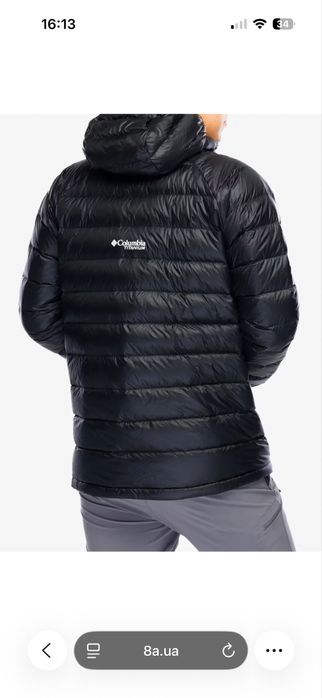 Пуховик Columbia Arctic Crest Down Hooded Jacket - black