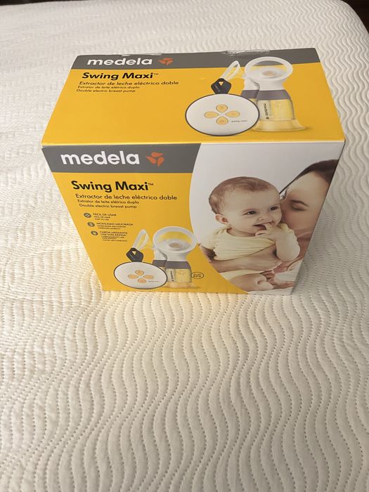 Bomba Extratora de Leite Elétrica Dupla Medela Swing Maxi – Excelente Estado
