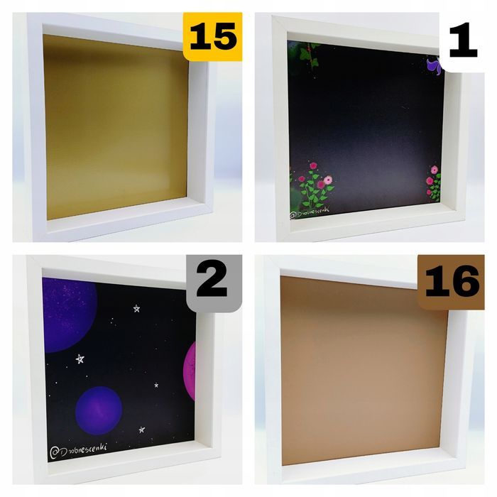 White - Ramka Ekspozycyjna Dla Kolekcji Magnesów, Figurek Lego, Cobi