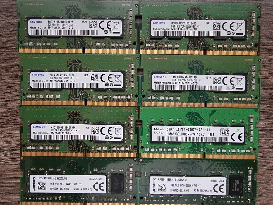 Оперативная память DDR3 DDR4 4GB 8GB 32GB для ПК ноутбука
