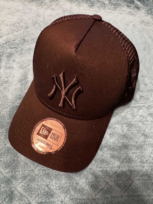 Czarna Czapka New Era New York Yankees Trucker | Adjustable | Oryginał