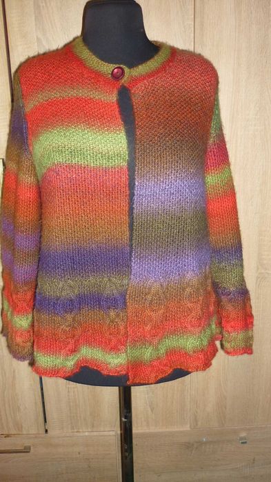 Moherowy damski kardigan  r; L/XL