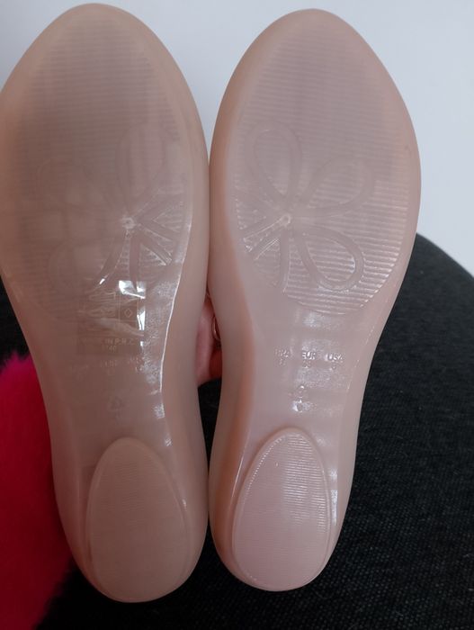 Beżowe balerinki