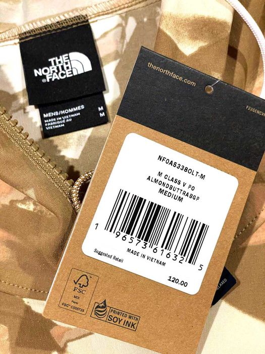 The North Face Class V Pullover анорак куртка оригінал камуфляж