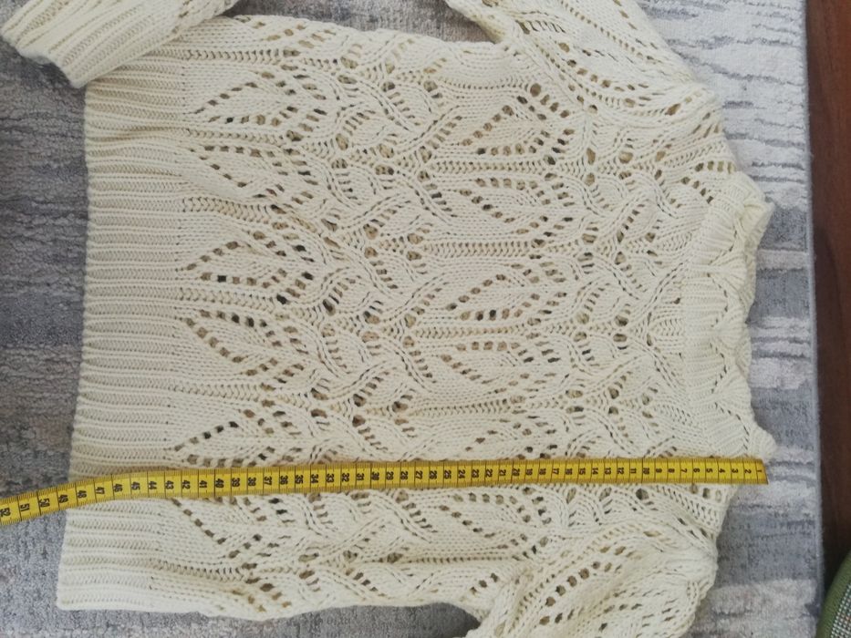 Sweter damski r 36 ażurowy