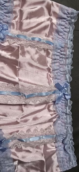 Nowe Frywolne Majtki Satynowe Z Koroneczkami Roz. XL/42/14