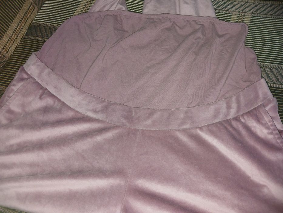 Спортивні велюрові штани для вагітних