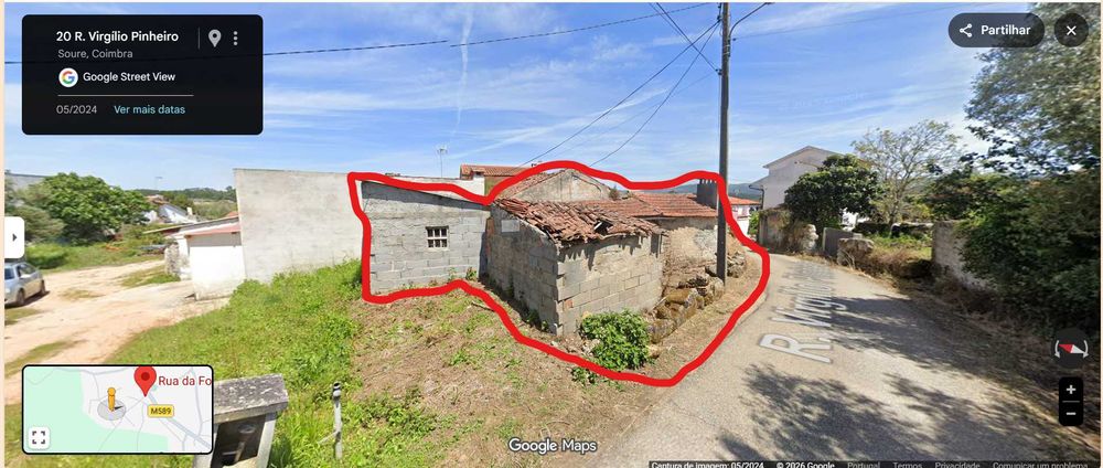 Moradia para reconstrução no Casal do Barril – Soure