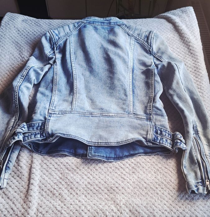 Katana jeansowa damska kurtka jeansówka Decjuba r.S