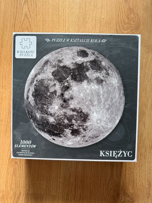 Puzzle okrągłe – Księżyc, 1000 elementów