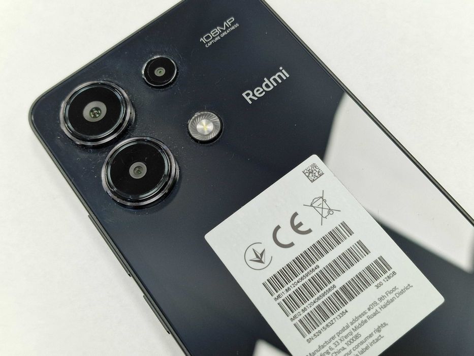 Xiaomi Redmi Note 13 4G/ 6GB/ 128GB/ Midnight Black/ Grade A- + ładowa