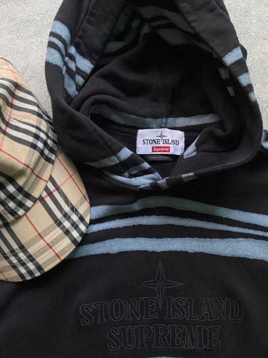 (ВЖЕ В УКРАЇНІ)ХудіStone Island x Supreme Колаборація