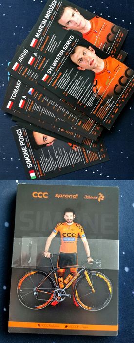 Pendrive, smycz, długopis, CCC Cycling Team zestaw kolekcjonerski