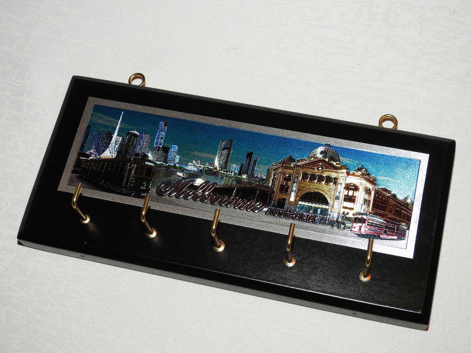 Dekoracyjny wieszak na klucze Melbourne - Australia