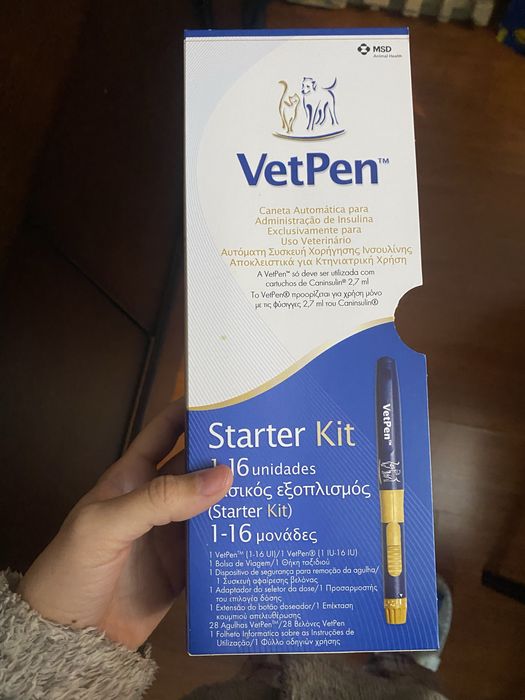 Caneta automatica para administração de insulina - Kit completo