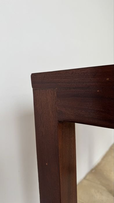Mesa em Madeira Maciça Restaurada | 70 x 70 cm