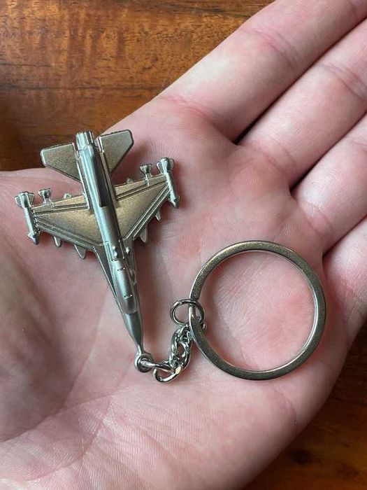 Brelok Samolot F16, na Prezent dla Fana, Militaria, Wojsko, Stylowy