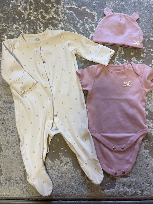 Лот 3 речі Next  набір 0-3 міс в ідеальному стані