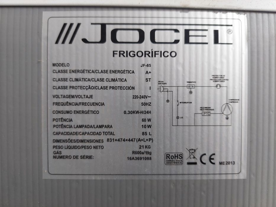 Frigorífico Jocel JF-85 A+