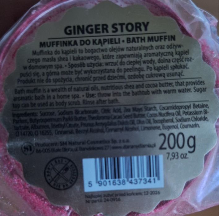 Duża mufinka do kąpieli 200g