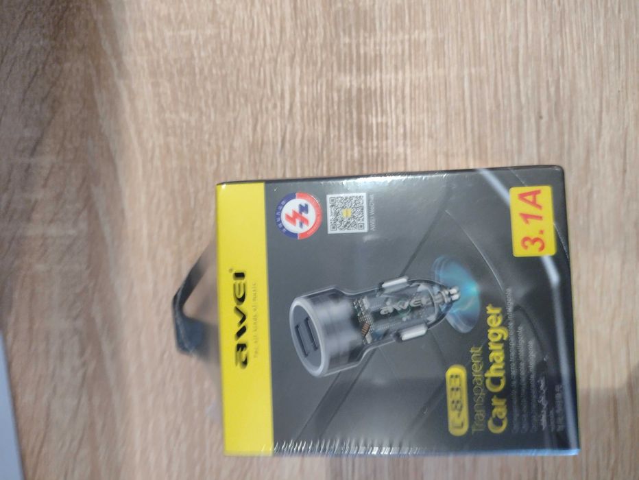 Автомобільний зарядний пристрій для телефону Toocki; Awei  15,5 -60w