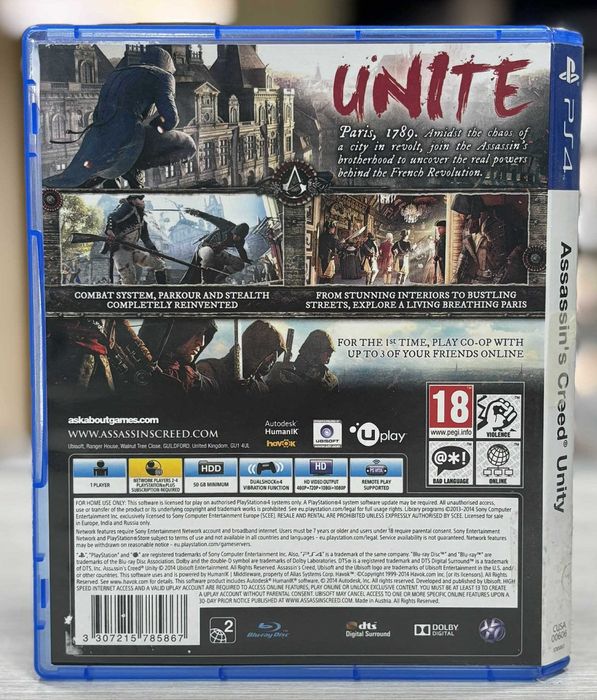 Gra Ps4 Assassin's Creed Unity