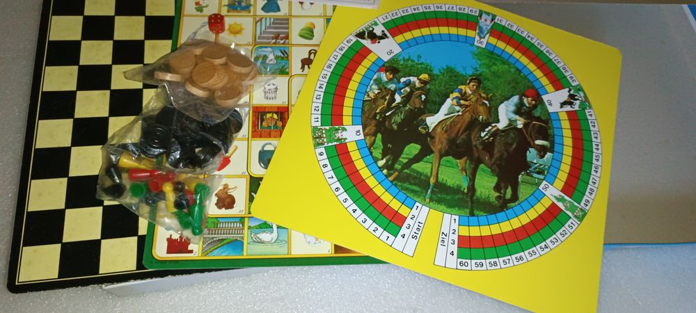 Vintage jogo de tabuleiro 15 Jeux Reunis