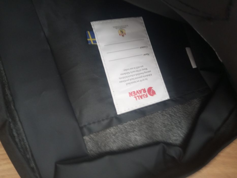 Czarny plecak  Kanken 16 litrów nowy