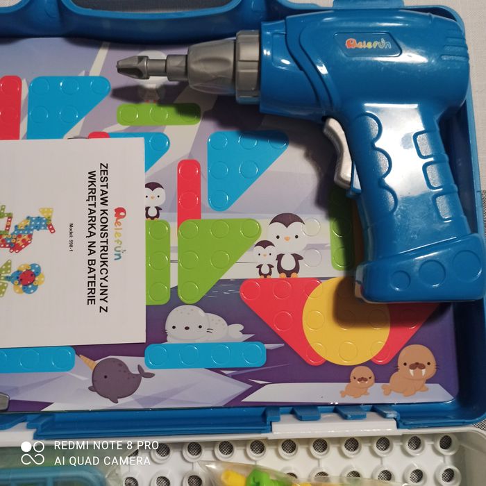 Zestaw konstrukcyjny z wiertarką Elefun