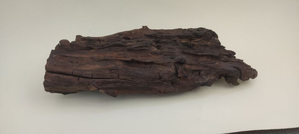 Vela decorativa de madeira driftwood