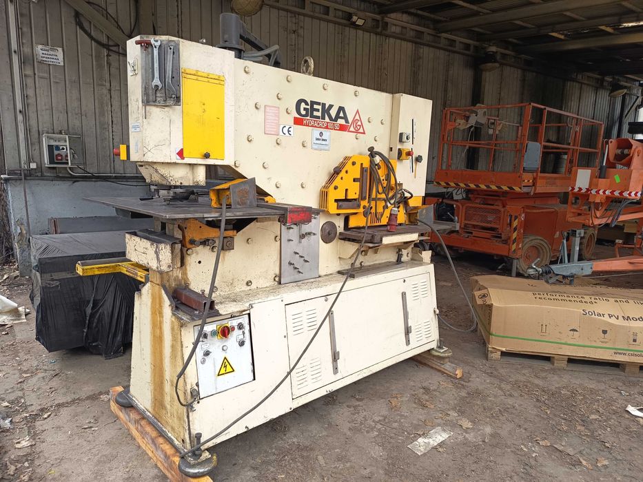 Nożyce - prasa wykrawająca GEKA model Hydrocrop 100/SD sterowana CNC