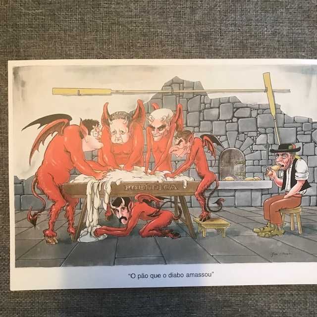 Desenho em portal de José Vilhena "Cronicas de uma Revolução