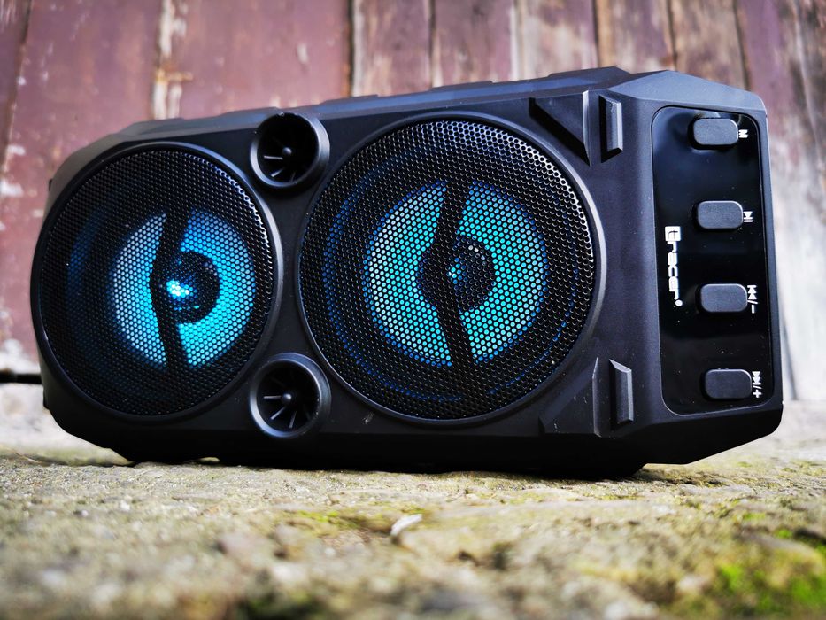 KOLUMNA Głośnik BLUETOOTH Radioodtwarzacz MP3 Wieża Karaoke Budowlane