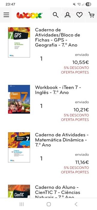 Manuais Escolares e Livros de Fichas