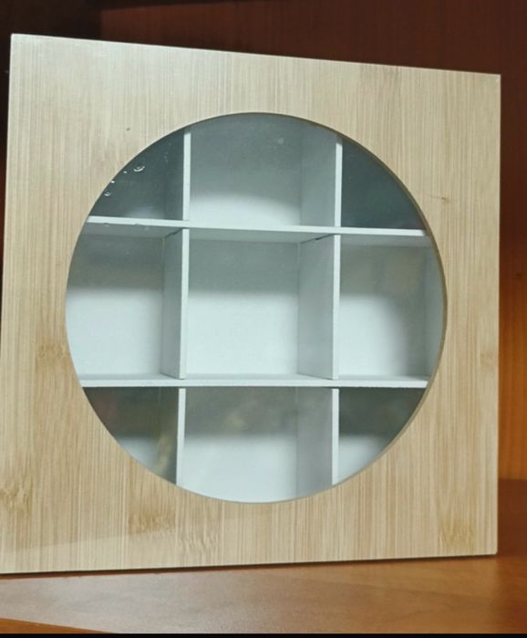 Pudelko na przyprawy herbate drewno szklo