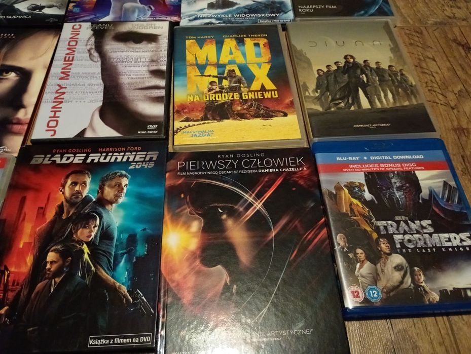 21 filmów DVD s/f m.in Diuna Transformers