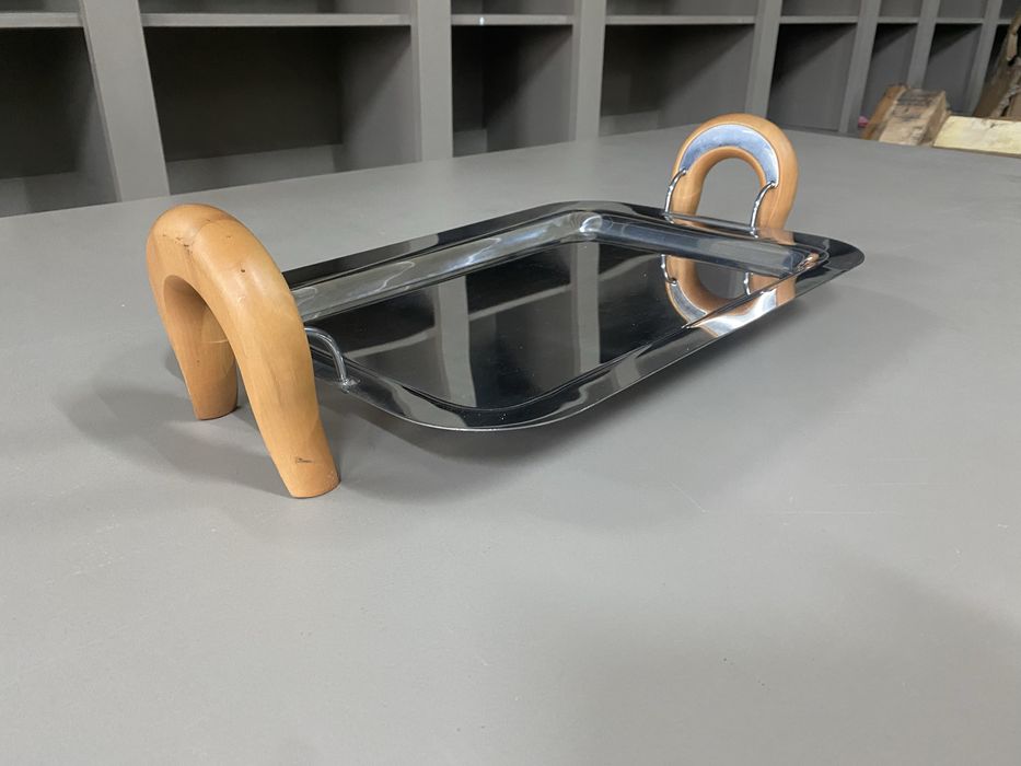 Bandeja de servir em aço inox